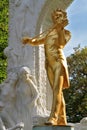 The statue of Johann Strauss