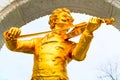 Statue of Johann Strauss, Stadtpark in Vienna, Austria Royalty Free Stock Photo