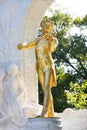 The statue of Johann Strauss in Vienna, Austria Royalty Free Stock Photo