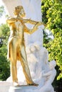 The statue of Johann Strauss, Vienna, Austria Royalty Free Stock Photo