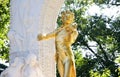 The statue of Johann Strauss in Vienna, Austria Royalty Free Stock Photo