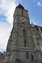 Statue of Johannes Honterus by Harro Magnussen outside the Black Church in Brasov Royalty Free Stock Photo