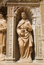 Statue of John the Apostle at the Saint Thomas Church of Haro, L Royalty Free Stock Photo