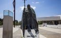 Statue of john paul 2 in sanctuary of Fatima, Portugal Royalty Free Stock Photo