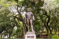 Statue of Jose Maria Morelos y Pavon, a Mexican Roman Catholic priest and revolutionary rebel leader, at the Chapultepec Castle