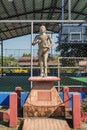 Statue of Jose OrtÃÂ­z he was the best runner in Panama and Central America at 800 and 1500 meters between 1983 and 1989