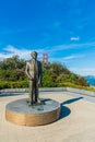 Statue of Joseph Strauss who is Chief Engineer for Golden Gate B