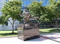Statue of Josh Gibson Outside Home Plate Entrance of Nationals Park Viewed from the Side