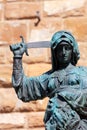 Statue of Judith and Holofernes Royalty Free Stock Photo