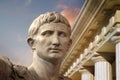 Statue of Julius Caesar Augustus in Rome