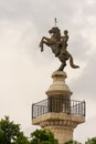 Statue of Julius Caesar on a horse, at Macau Fishermans Wharf theme park Royalty Free Stock Photo