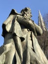 A statue of Julius SÃâowacki in Kyiv or Kiev