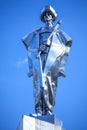 Statue of Juraj Janosik - slovak highwayman Royalty Free Stock Photo