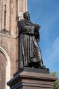 Statue of Hugo de Groot in Delft, the Netherlands