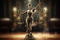 The Statue of Justice Royalty Free Stock Photo