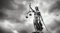 The Statue of Justice Royalty Free Stock Photo
