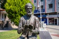 The statue of Kadri from Pergamon in the town center of Bergama. Royalty Free Stock Photo