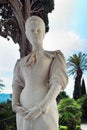 Sisi statue near Achilleion palace in Corfu, Greece.