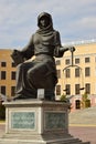 Statue of the Kazakh FEMIDA in Astana, Kazakhstan