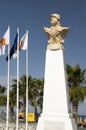 Statue Kimon the Athenian promenade Larnaca Cyprus Royalty Free Stock Photo