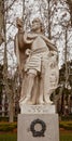 Statue of King Alfonso V (circa 1753). Madrid, Spain