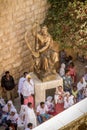 The statue of King David in Jerusalem, Israel Royalty Free Stock Photo