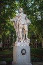 Statue of King Ferdinand I of Leon (Fernando I de Leon) at Plaza de Oriente Square - Madrid, Spain