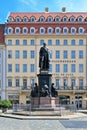 Statue of King Friedrich August II - Dresden, Germany Royalty Free Stock Photo