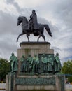 Statue Of King Friedrich Wilhelm III, Cologne Royalty Free Stock Photo