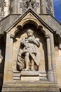 King Harold Statue at Waltham Abbey Church Royalty Free Stock Photo