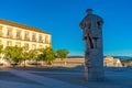 Statue of King Joao III at the university of Coimbra, Portugal Royalty Free Stock Photo