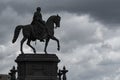 Statue of King Johann from Sachsen by the Semperoper, Dresden, Ger