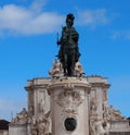 Statue Of King John I Lisbon Portugal