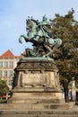 Statue of King John III Sobieski in Gdansk Royalty Free Stock Photo