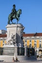 Statue of King Jose I in Lisbon Royalty Free Stock Photo