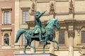 Statue of king Karl XIV Johan, Royal Palace, Stockholm