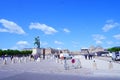 Statue of King Louis XIV at Versailles Palace France Royalty Free Stock Photo