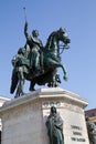 Statue of King Ludwig of Bavaria Royalty Free Stock Photo