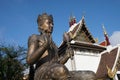 Statue of King Mangrai at Chedi Luang temple in Chiang Mai