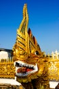 The statue of the king of Nagas. Royalty Free Stock Photo
