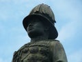 Statue of King Rama VI in Lumpini Park in Bangkok Royalty Free Stock Photo