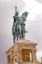 Statue of King Saint Stephen I in Budapest, Hungary Royalty Free Stock Photo