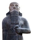 Statue of a king Shalmaneser III in Istanbul, Turkey