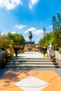 Statue of King Taksin in Wat Huay Mongkol temple at Hua Hin Royalty Free Stock Photo