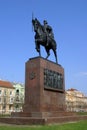 Statue of king Tomislav in Zagreb Royalty Free Stock Photo