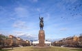 Statue of King Tomislav in Zagreb, Croatia