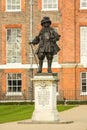 The statue of King William III at Kensington gardens