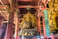 Statue of Kokuzo Bosatsu in Todai-ji temple - Nara Royalty Free Stock Photo