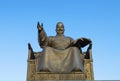 Statue Korean King Sejong at Gwanghwamun square in Seoul,South Korea.