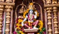 statue of krishna in isckon temple Royalty Free Stock Photo